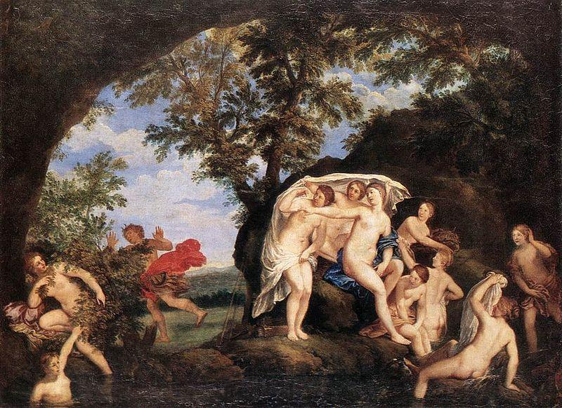 Albani  Francesco Diana and Actaeon Norge oil painting art